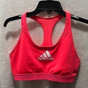 Bright Coral Adidas Sports Bra